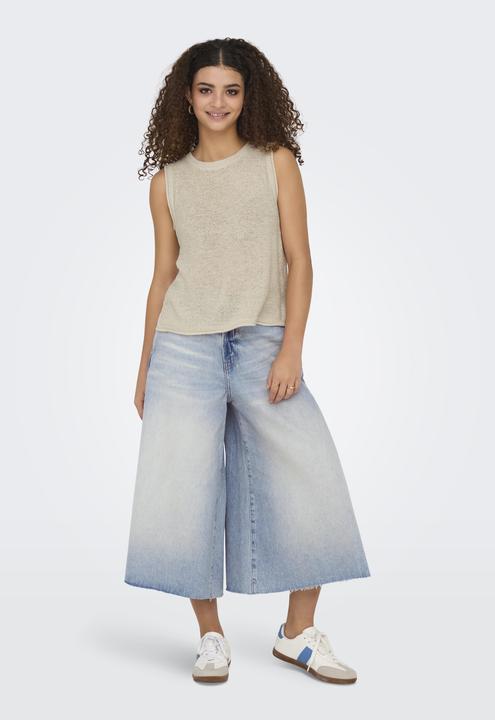 Produktbild Only ONLLA Hohe Taille Weiter Beinschnitt Jeans-Shorts Jeans-Shorts (XS)