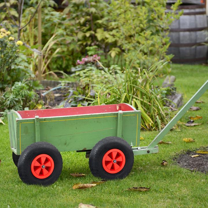 Actual product image Relaxdays wheelbarrow wheel