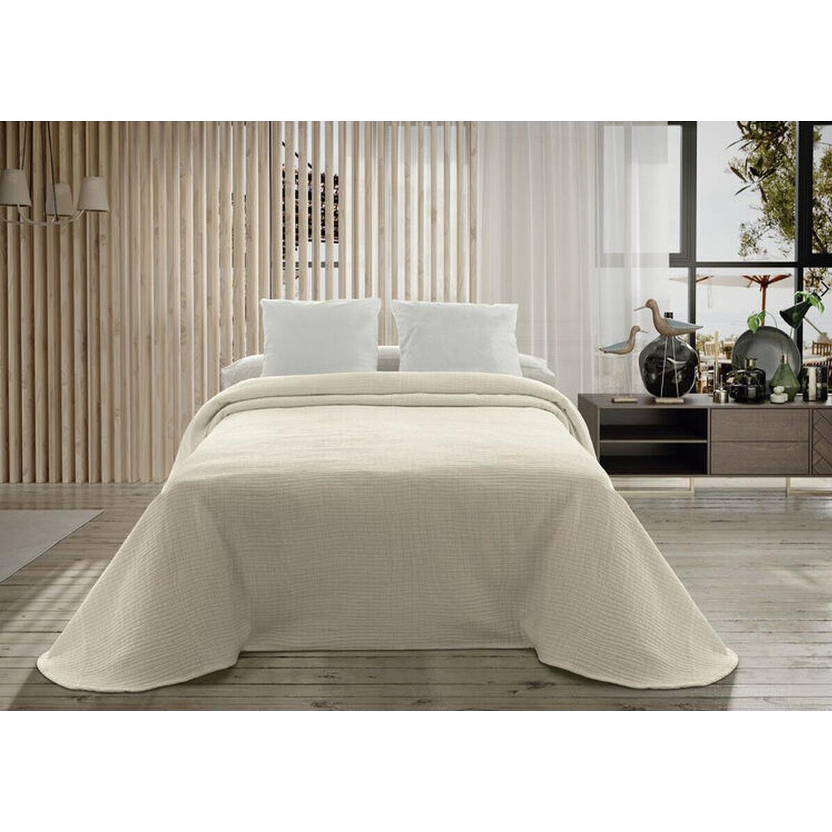 Hosteline, Coperta, Bedspread (quilt) PALMA Beige Super king (270 x 270 cm)