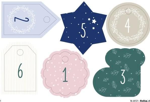 Image du produit Folia Adventskalender Basic