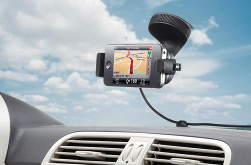 Produktbild TomTom Car Kit für iPhone - Easy Port-Autohalterung