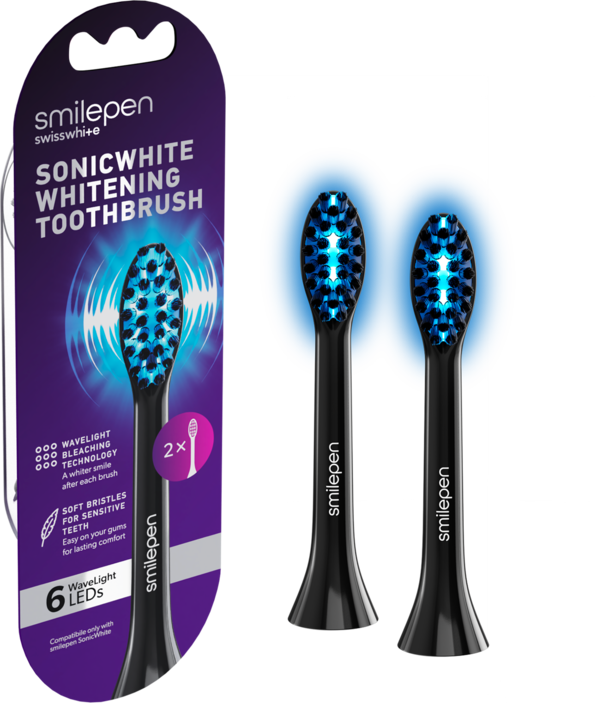 Image du produit SmilePen SonicWhite 6 LED Ersatzbürstenköpfe (2 x)