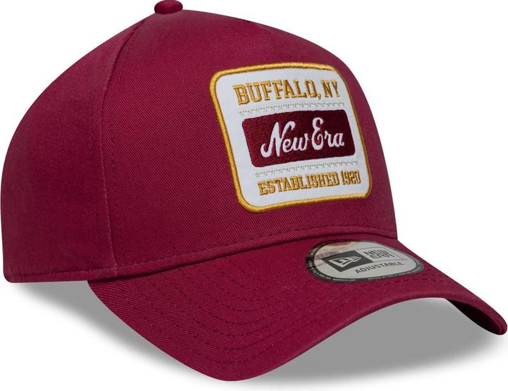 Image du produit New Era A-Frame Trucker Cap - Retro Patch Maroon (Taille unique)