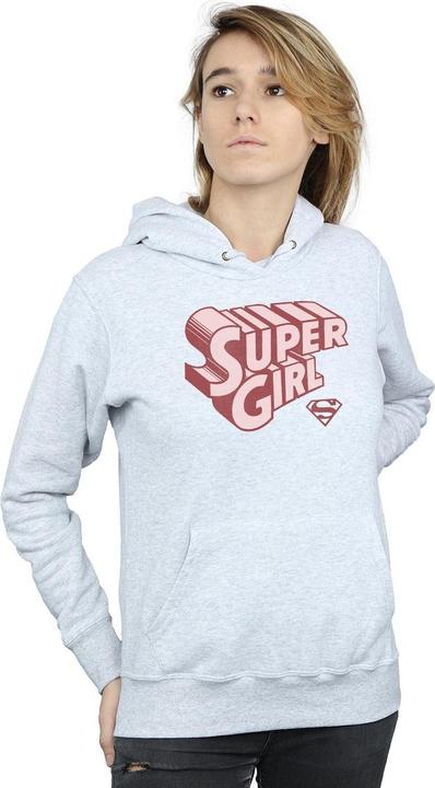 Produktbild Supergirl Retro Logo Kapuzenpullover (XXL)
