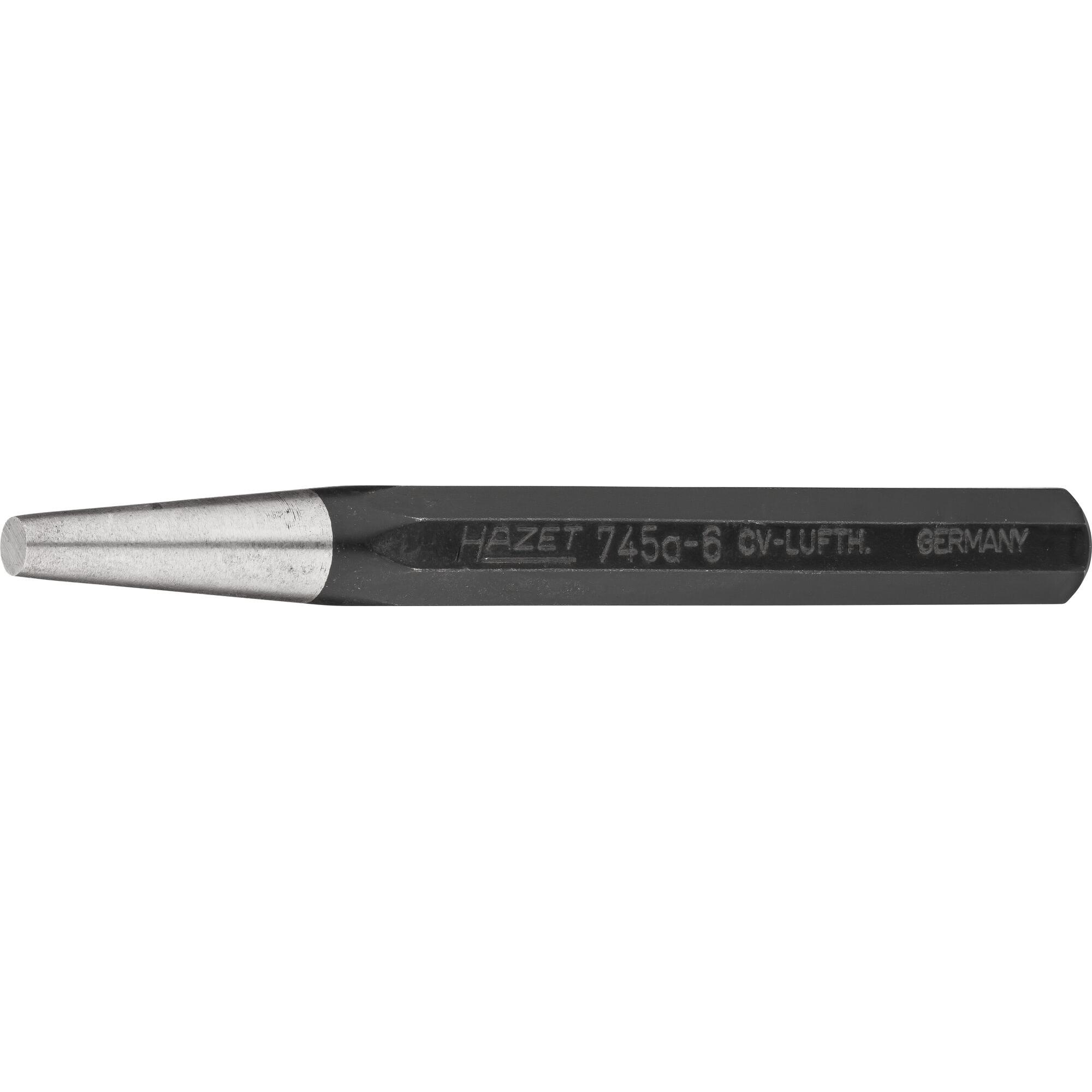 HAZET, Meissel, Durchtreiber 745A-6 ∙ 6 mm