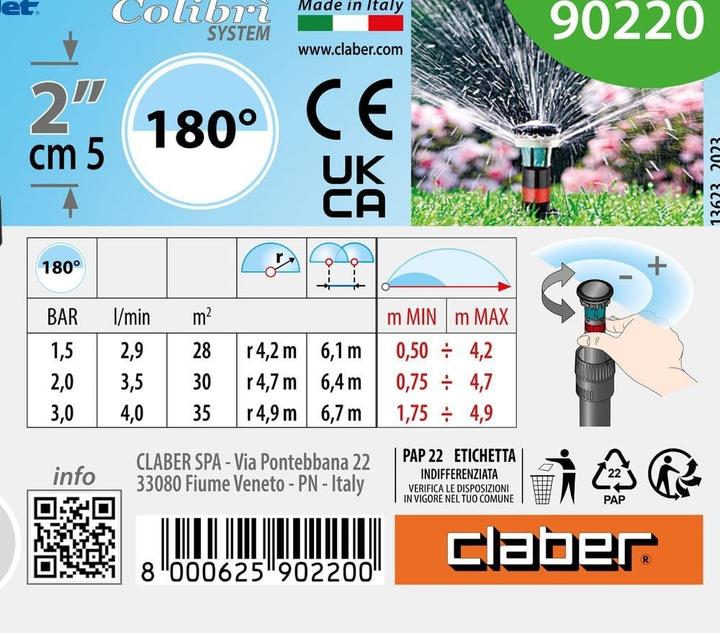 Produktbild Claber Colibri Starter Kit (Tropfbewässerung Set)