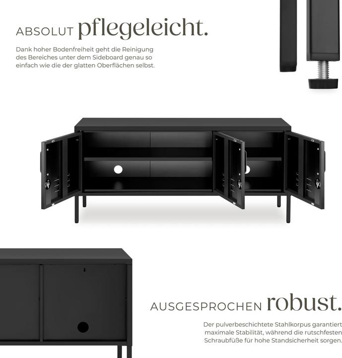 Image du produit tectake buffet (120 x 37.50 x 55.50 cm)