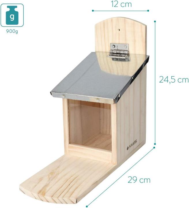 Produktbild Navaris Eichhörnchen Futterhaus