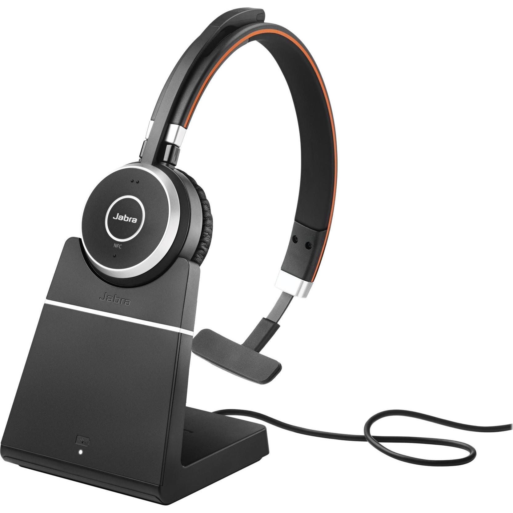 Thumbnail - Jabra Evolve 65 SE Mono (Kabellos, USB-A), Office Headset, Schwarz