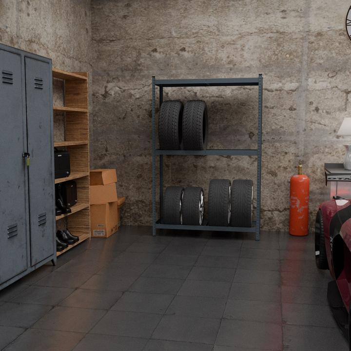 Actual product image Relaxdays Tyre rack