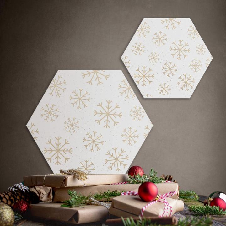 Produktbild Trenddeko Schneeflocken Eiskristalle (35 x 30 cm)