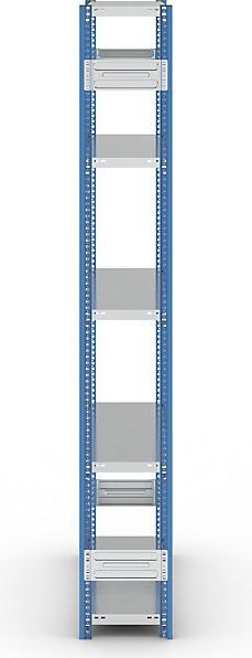 Actual product image eurokraft pro Shelf plug-in rack, blue / galvanized