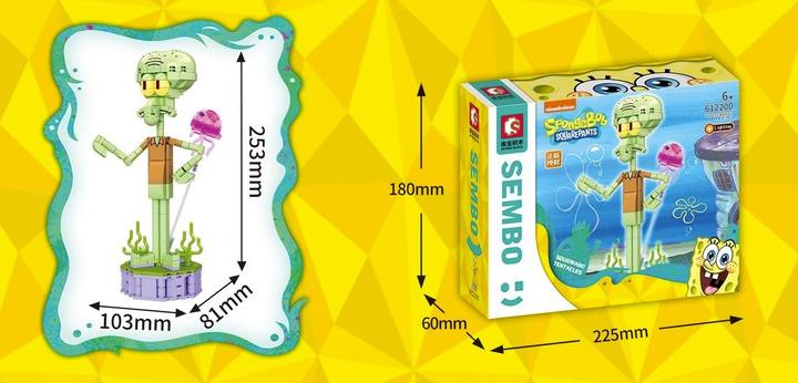 Actual product image Sembo SpongeBob - Taddeus Tentacles with Night Light