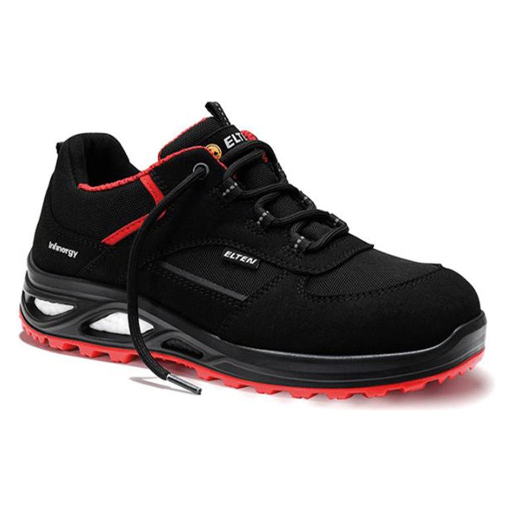 Elten, Werkschoenen, Lage Veiligheidsschoen S3 Esd Hannah Xxtl Zwart-rood, Maat 42 (S3, 42)