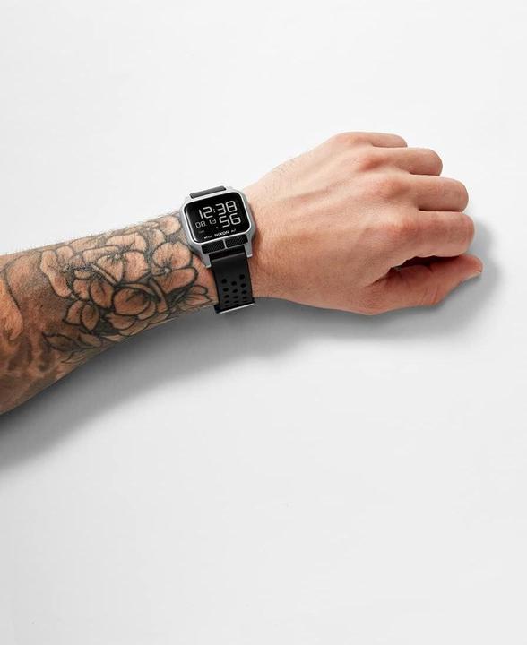 Actual product image Nixon Wrist watch Heat Silver 38 mm (Digital watch, 38 mm)