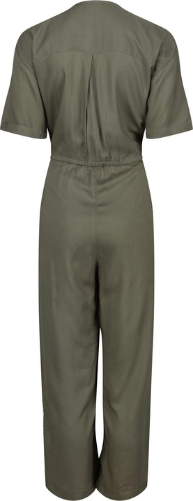 Actual product image Regatta Womens/Ladies Streap Lightweight Button Front Short-Sleeved Jumpsuit (38 D)