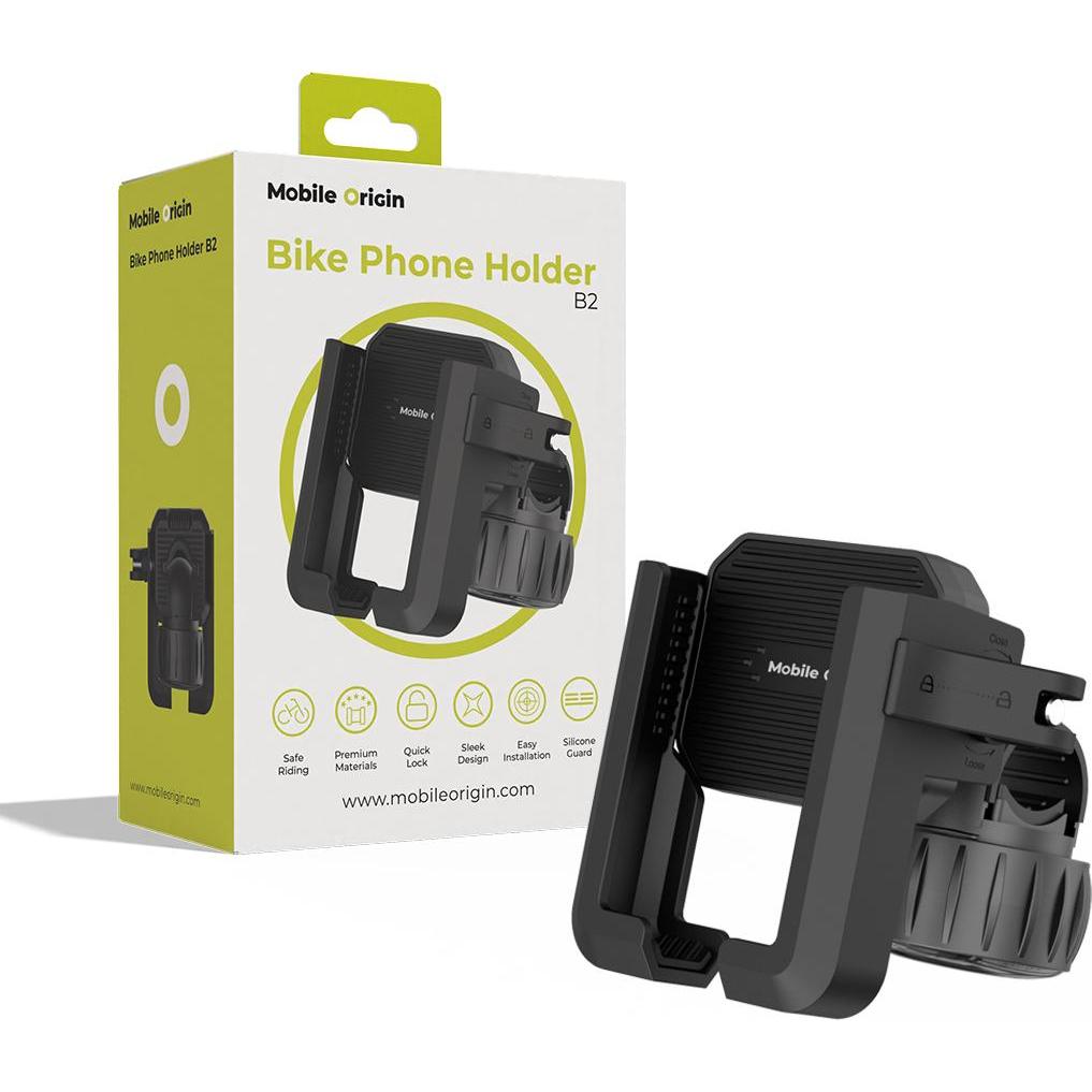Brodit Bike phone holder B2 black, Supporto per smartphone, Nero