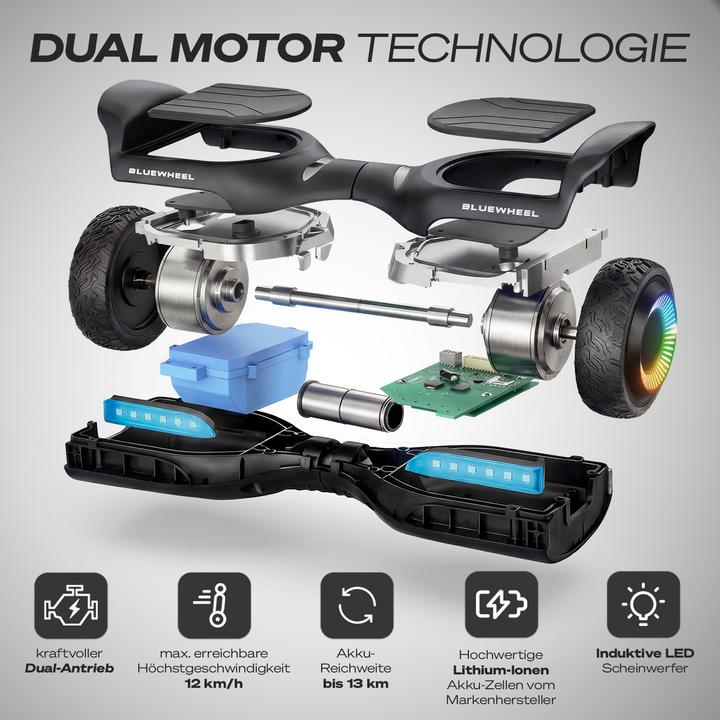 Image du produit Bluewheel Premium Hoverboard HX720 Hoverboard (12 km/h, 500 W)