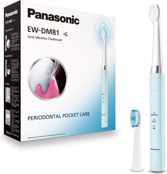 Produktbild Panasonic Electric Toothbrush EW-DM81-G503 Rechargeable, For adults, Number of brush heads included 2, Number (Schallzahnbürste)