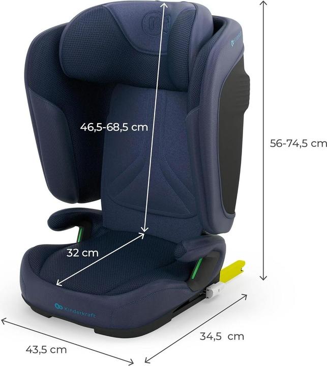 Produktbild KinderKraft Autositz Unity 2 I-Size NAVY (Kindersitz)