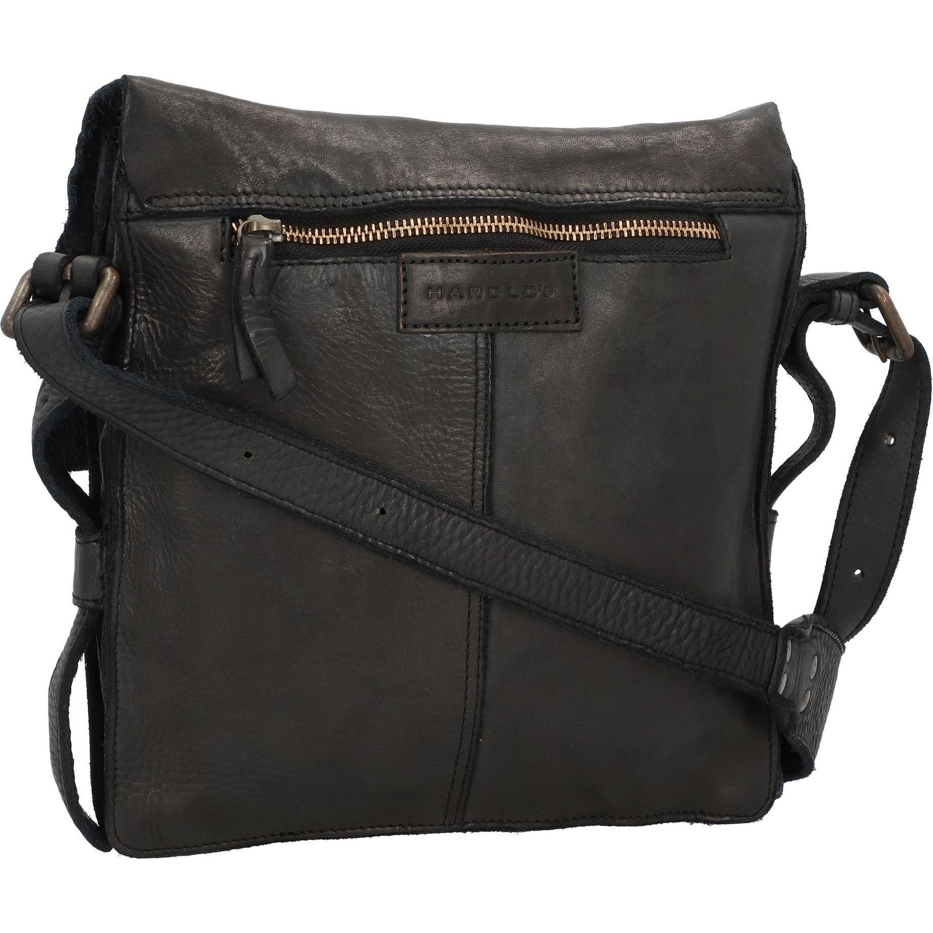 Thumbnail - Harolds, Handtasche, Submarine Umhängetasche Leder 24 cm, Schwarz