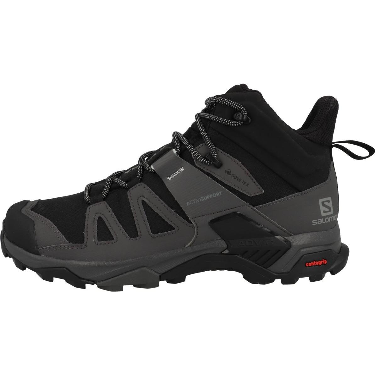 Salomon, Herren, Wanderschuhe, X Ward Leather Mid GTX - 60959 (42), Grau