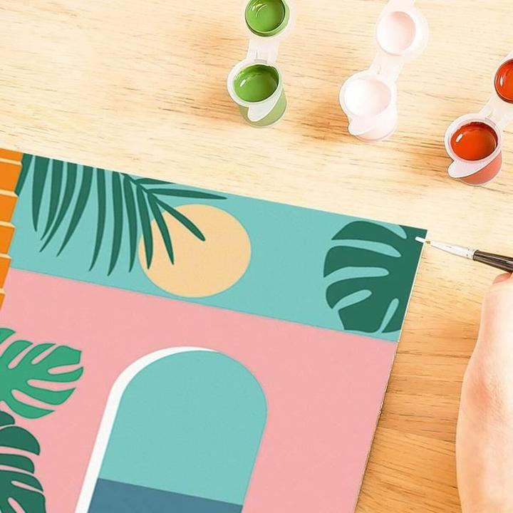 Immagine prodotto Ravensburger CreArt - Dipingere con i numeri 25524 - Modalità vacanza - da 12 anni per principianti