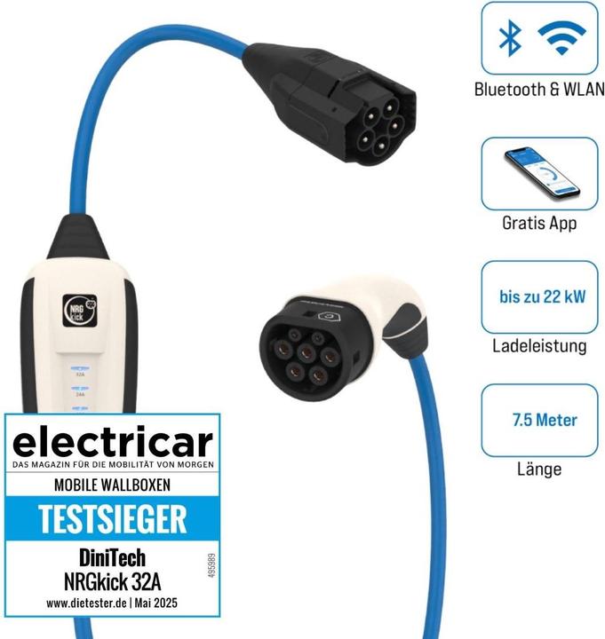 Image du produit NRGkick 32A Set (Type 2, 22 kW, 32 A)