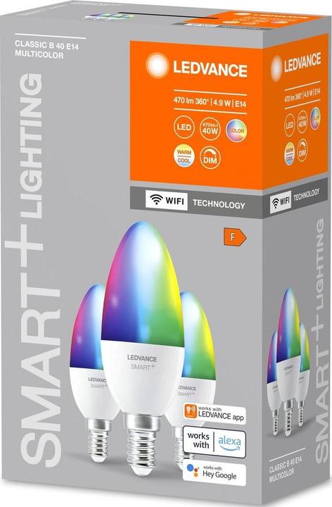 Produktbild Ledvance Smart+ (E14, 470 lm, 3 x)