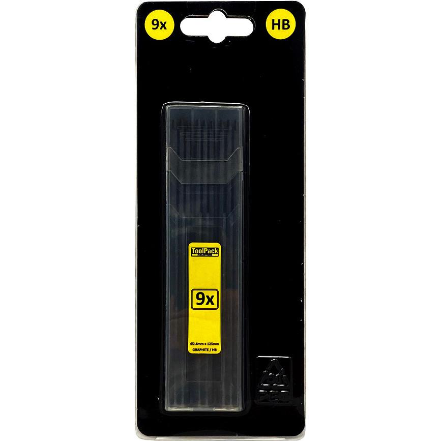 Toolpack, Ersatzpatrone, 9 Bleistiftminen HB 2,8x125mm 318.021