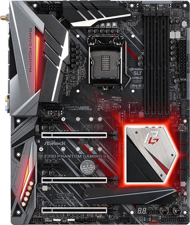Produktbild AsRock Z390 Phantom Gaming 9 (LGA 1151, Intel Z390, ATX)