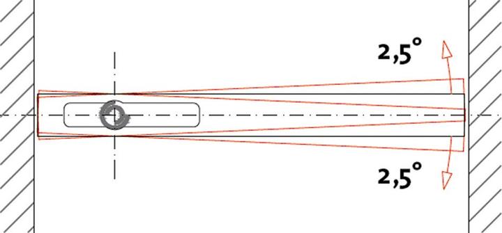 Actual product image FritsJurgens Pivot-Türbänder Sys. 3/ E, 70mm
