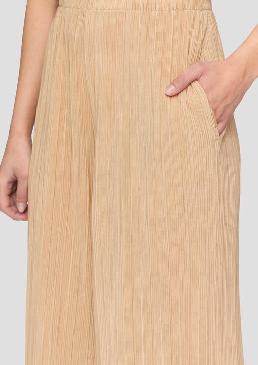 Produktbild s.Oliver Hose Plissierte Jersey-Hose mit Elastikbund (38)