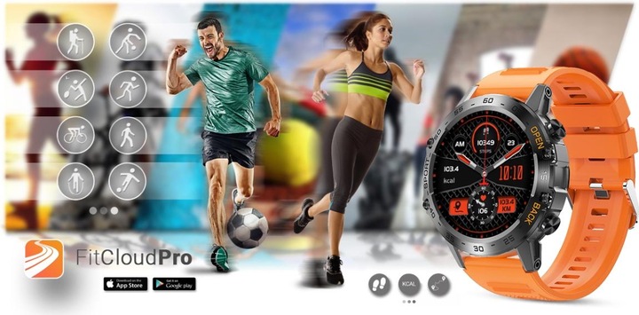 Produktbild Gravity SMARTWATCH MĘSKI GT9-4 - WYKONYWANIE POŁĄCZEŃ, CIŚNIENIOMIERZ (sg021d)