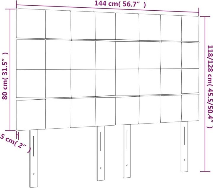 Produktbild vidaXL Alyssa (180 x 5 x 128 cm)