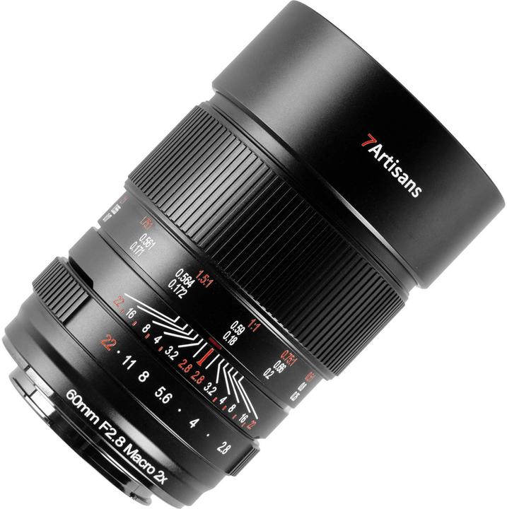 Image du produit 7artisans 60mm F2.8 Macro 2x Nikon (Z Mount) (Nikon Z, Plein format)