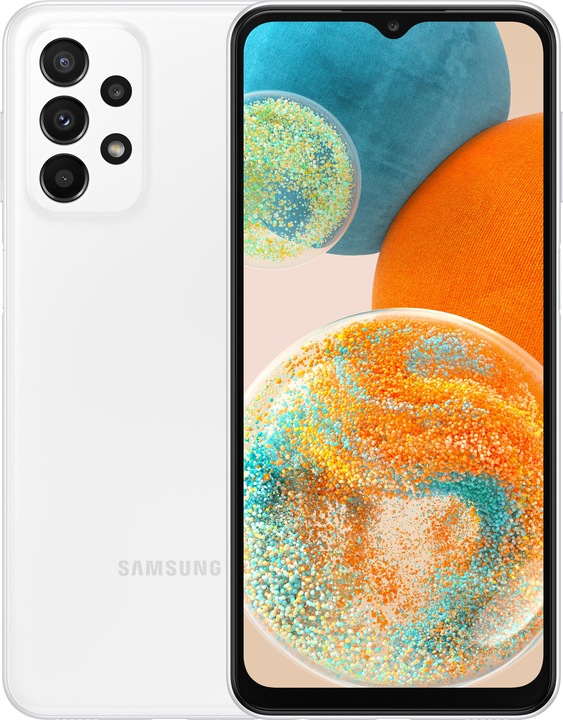 Actual product image Samsung Galaxy A04s (32 GB, White, 6.50", Dual SIM, 50 Mpx, 4G)