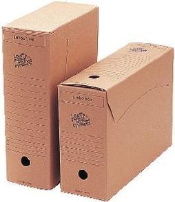 Actual product image Loeffs patent Loeff's Patent archive box A4 W:100mm brown 25PK (A4)