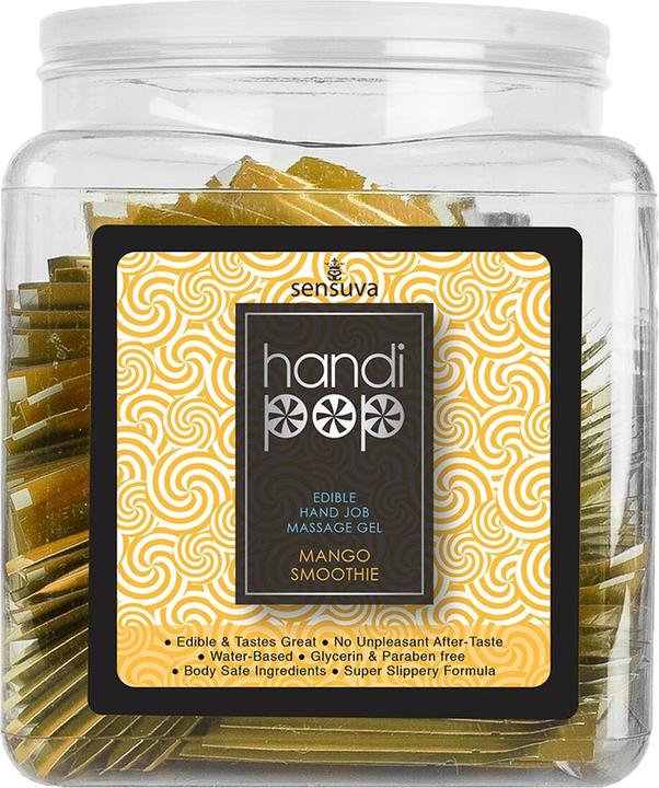 Actual product image Sensuva handipop edible massage gel mango smoothie 6 ml