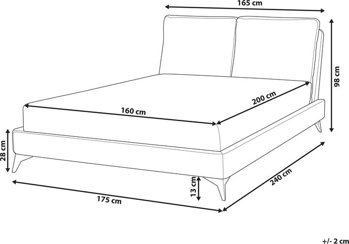 Produktbild Beliani Melle (160 x 200 cm)