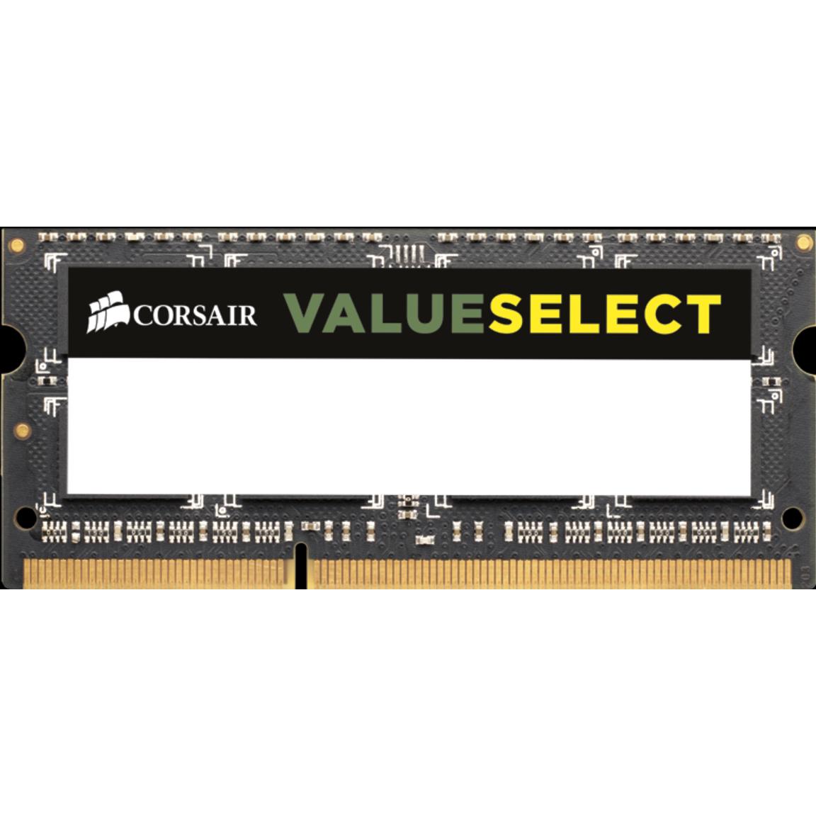 Thumbnail - Corsair ValueSelect (1 x 8GB, 1333 MHz, DDR3-RAM, SO-DIMM), RAM, Schwarz