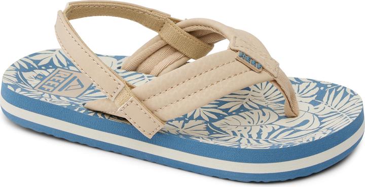 Beige, blue-tan palm