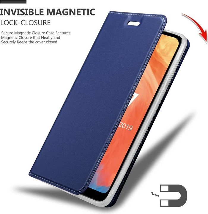 Actual product image Cadorabo Book Classy Style Cover (Huawei Y7 (2019), Huawei Y7 Prime (2019))