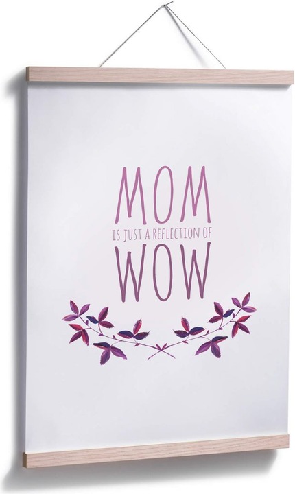 Produktbild Trenddeko Mom is just a reflection of wow (24 x 30 cm)