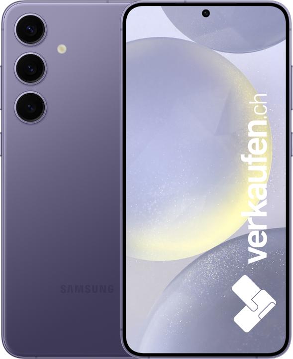 verkaufen.ch Galaxy S24 (256 Go, Violet cobalt, 6.20", 50 Mpx, SIM + eSIM, A / Comme neuf)