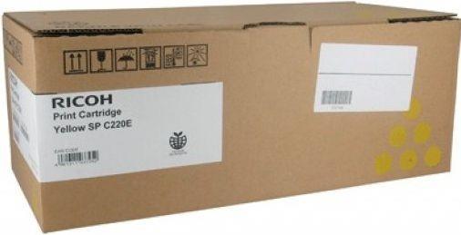 Image du produit RICOH Toner CT220 pour Aficio SP C220S/C221SF/C222SF/C240DN jaune (406055)(406768) (407643) (Y)
