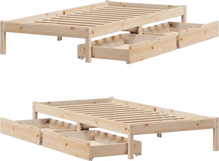 Actual product image vidaXL Bed without mattress 180x200 (180 x 200 cm)