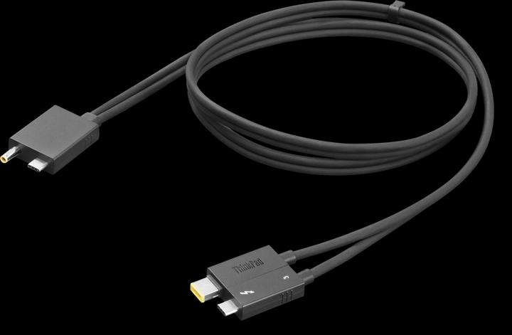 Actual product image Lenovo ThinkPad Tunderbolt 4 WorkStation Dock Split Cable (0.70 m, USB 4.0, 37.50 W)