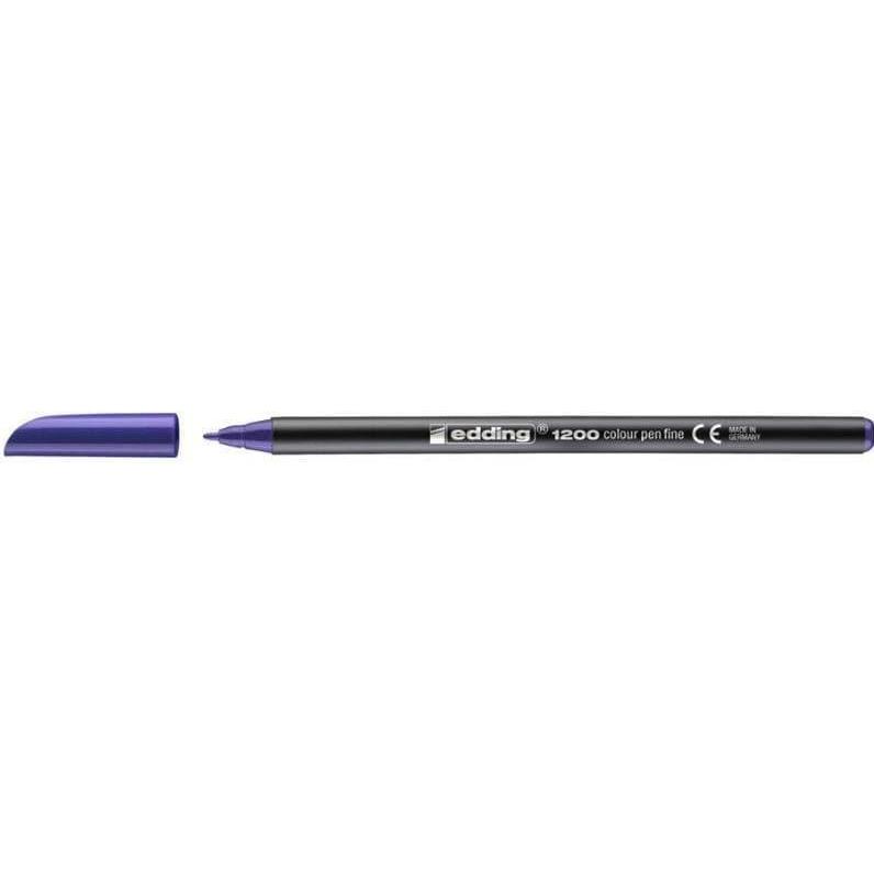 10x Edding, Malstifte, 1200 - Fasermalstifte (Violett, 1 x)