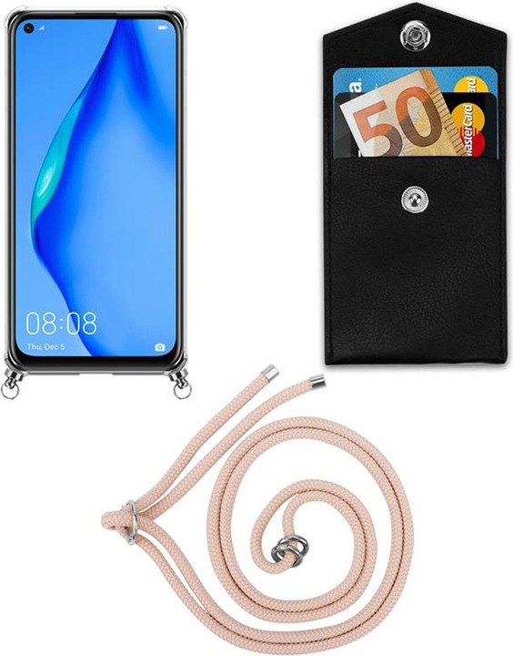 Produktbild Cadorabo TPU Handy Kette SILBER Cover